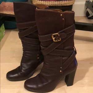 Chloe chocolate brown boots